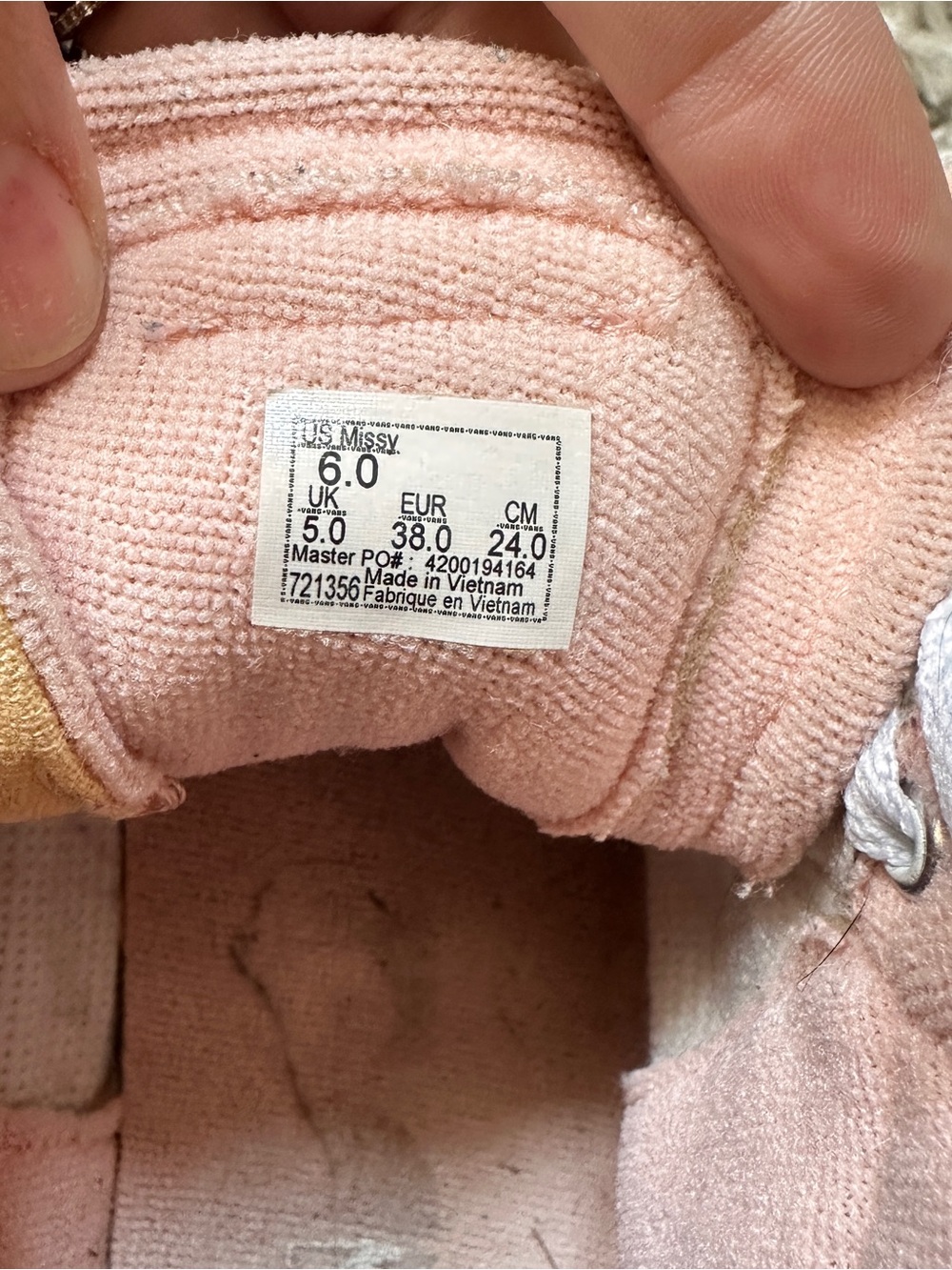 🍑 Vans 🍑 Retro Y2K Women's High-Top Platform Sneakers Pastel Peach Gray Yellow - Picture 8 of 9